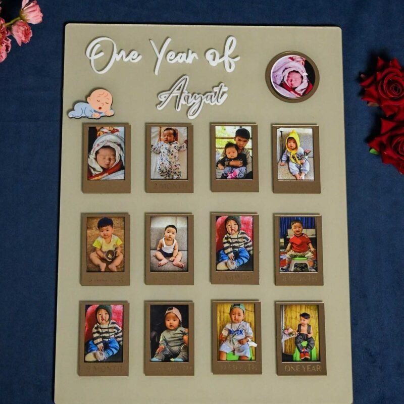 Baby Photo Board-Rectangular Shape