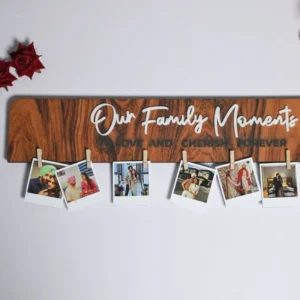 Family Moment Board Light Brown & Light Brown